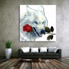 Neuankömmling Ölgemälde Stile Wolf Rosen Patroon 5d Diamond Painting /Diamant Malerei Set QB6574