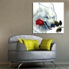 Neuankömmling Ölgemälde Stile Wolf Rosen Patroon 5d Diamond Painting /Diamant Malerei Set QB6574