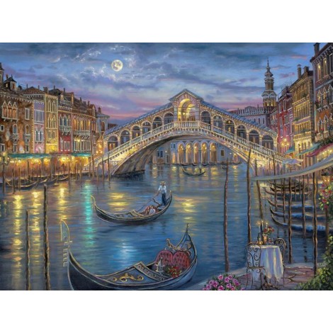 Venice Städte Landschap Brücke 5D Diamond Painting /Diamant Malerei Set NB0013