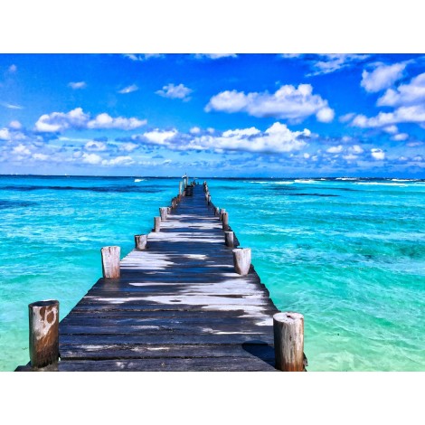 2019 Neuankömmling Traum Landschap Zee Weekend Getaway 5d Resin Diamond Painting /Diamant Malerei Stickerei VM8604