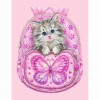 2019 Billig Diamond Lijn Painting Schattig Katze In Zak 5d Diamond Painting /Diamant Malerei Set VM88008