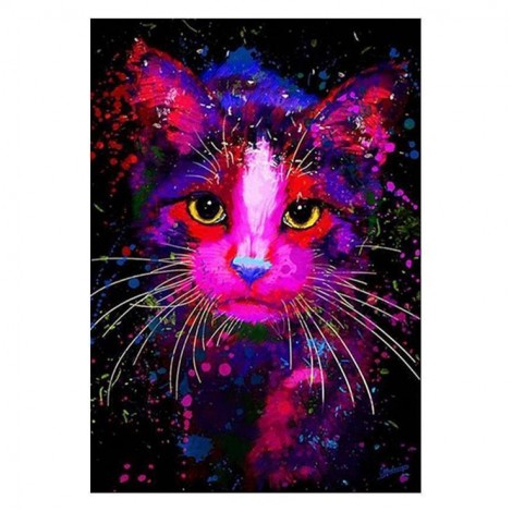 Bedazzled Besondere Katze 5d Diamond Painting /Diamant Malerei Set QB7014