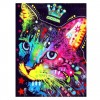 Besondere Bedazzled Katze 5d Diamond Painting /Diamant Malerei Set QB7094