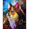 2019 Neuankömmling Ölgemälde Stile Katze 5d Diamond Painting /Diamant Malerei Set QB7000