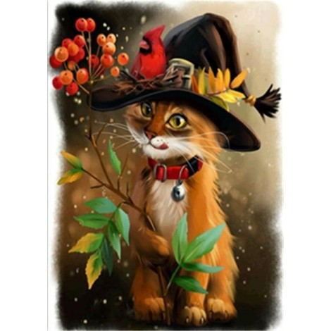 2019 Neuankömmling Schlussverkauf Katze 5d Diamond Painting /Diamant Malerei Set VM20079